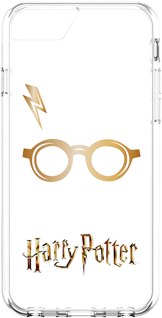 Fellowes Harry Potter Glasses and Lightning Bolt Case - iPhone 6s/7/8 - Clear